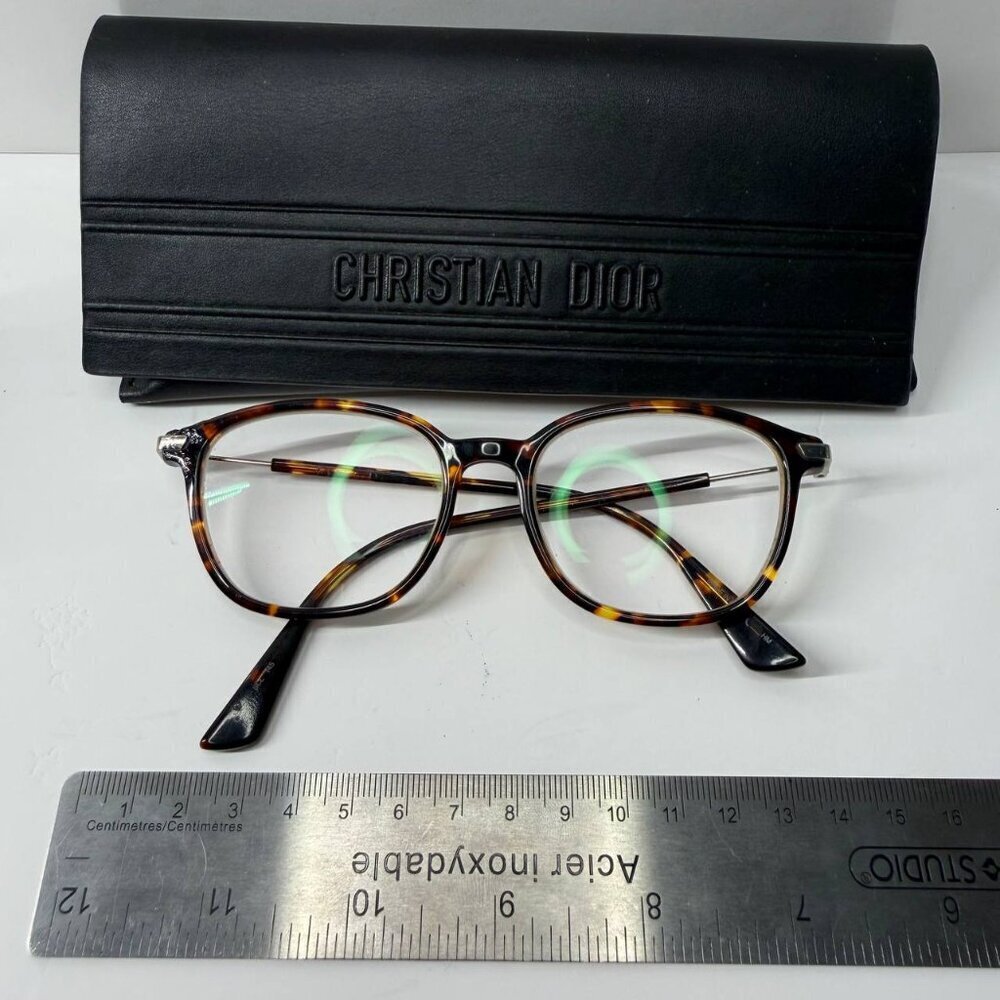 Christian Dior “Presence” Optical Eyeglasses – Havana – Made in Italy - Picture 3 of 12